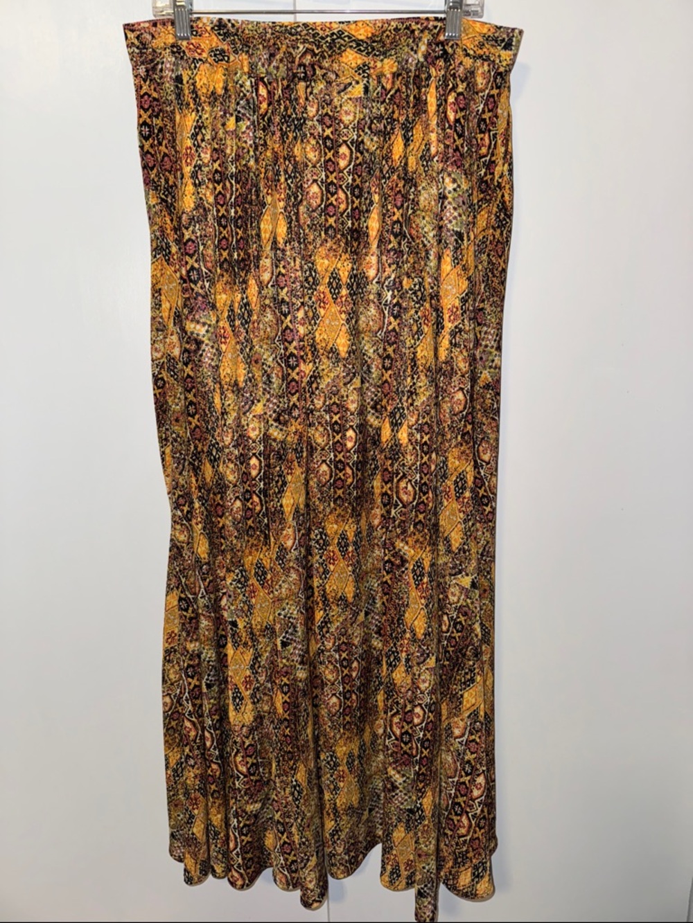 Lane Bryant Flowy Maxi Skirt w Slit Boho Print Women’s 14 / 16 - Picture 8 of 12